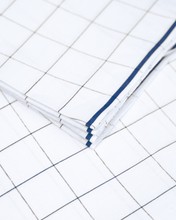 Load image into Gallery viewer, Wizar Al Bahaar (100% Cotton) White Checks - W01
