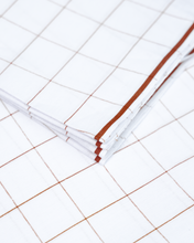 Load image into Gallery viewer, Wizar Al Bahaar (100% Cotton) White Checks - W01