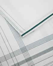 Load image into Gallery viewer, Wizar Al Bahaar (100% Cotton) White Checks - W04
