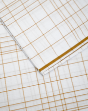 Load image into Gallery viewer, Wizar Al Bahaar (100% Cotton) White Checks - W06
