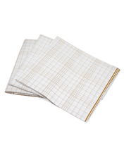 Load image into Gallery viewer, Wizar Al Bahaar (100% Cotton) White Checks - W06
