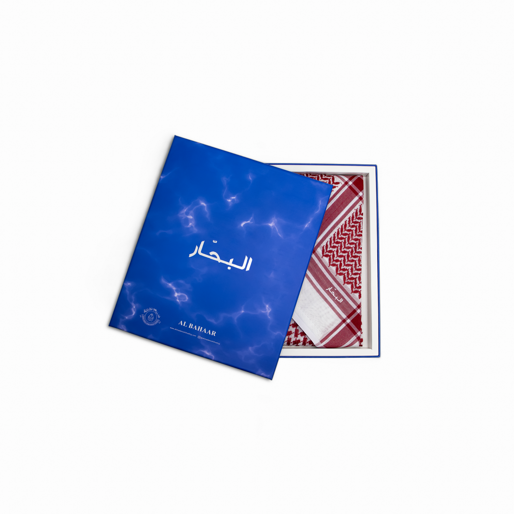 Shemagh Al Bahaar 17 (Red) / شماغ البحار ٧١ (أحمر)